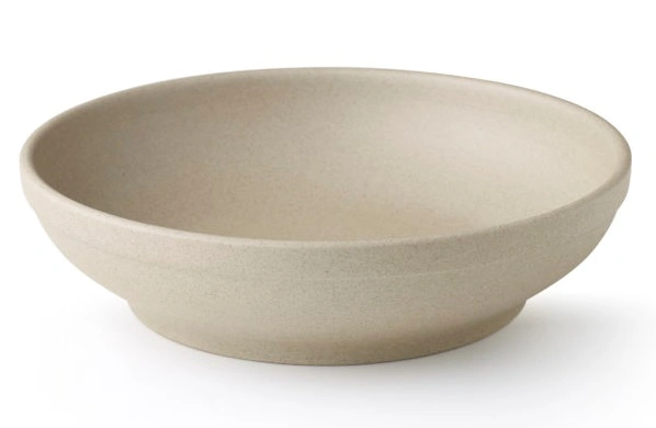 SOHO ROUND BOWL FLARED 230x55mm STONE