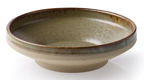 SOHO ROUND BOWL FOOTED 230x68mm BURNT SIENNA
