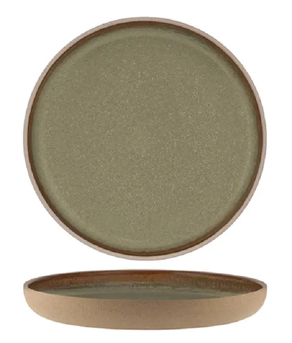 SOHO ROUND DEEP COUPE PLATE 255mm BURNT SIENNA 