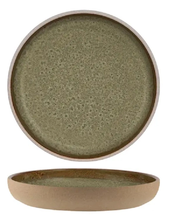SOHO ROUND DEEP COUPE PLATE 175mm BURNT SIENNA 