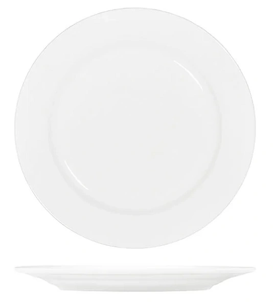 MELAMINE SQUARE PLATTER 300x300mm, WHITE
