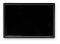 RYNER MELAMINE RECT PLATTER 250x170mm BLACK