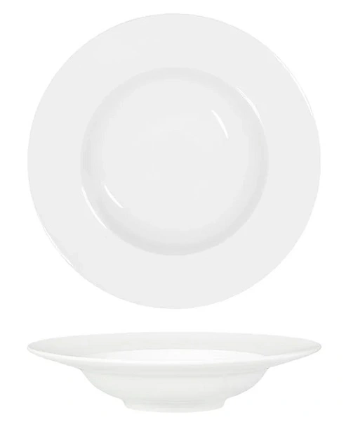 CORE WHITE PASTA PLATE WIDE RIM 225mmØ x 48mmH