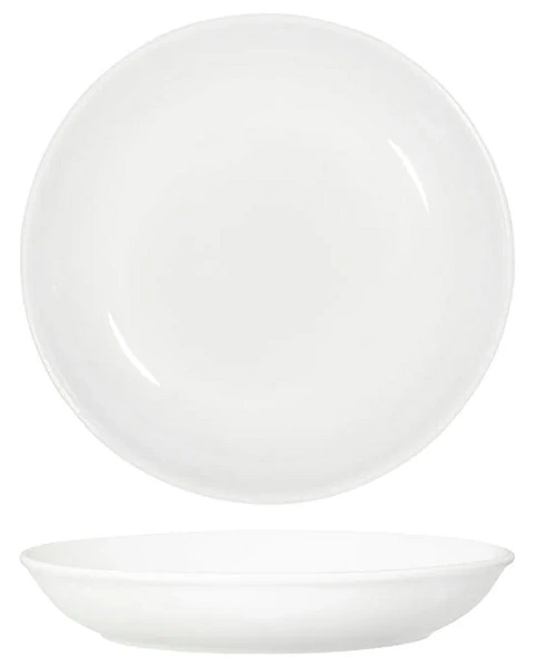 CORE WHITE ROUND DEEP COUPE BOWL 225mmØ x 40mmH