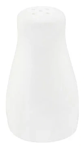 CORE WHITE 5 HOLE CURVE PEPPER SHAKER 50mmØ X 80mmH 