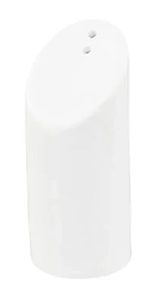 CORE WHITE 2 HOLE SLANT SALT SHAKER 38mmØ X 80mmH 