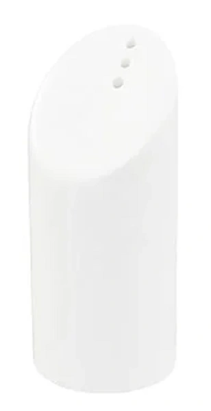 CORE WHITE 3 HOLE SLANT PEPPER SHAKER 38mmØ X 80mmH 