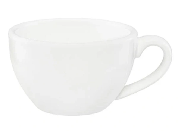 CORE WHITE TAPERED CAPPUCCINO CUP 220ml CAPACITY