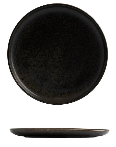 MODA PORCELAIN ROUND PLATE EARTH 260mmØ