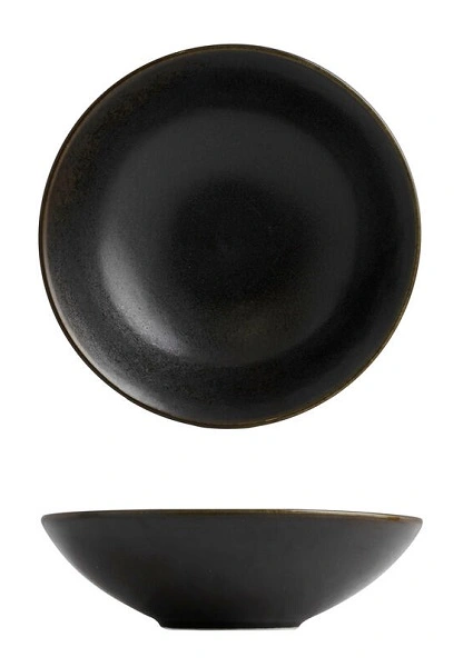 MODA PORCELAIN ROUND DEEP BOWL EARTH 210mmØ