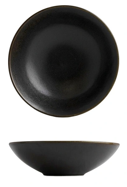 MODA PORCELAIN ROUND DEEP BOWL EARTH 230mmØ