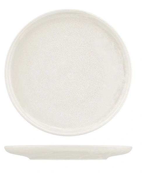 MODA PORCELAIN ROUND PLATE SNOW 200mmØ