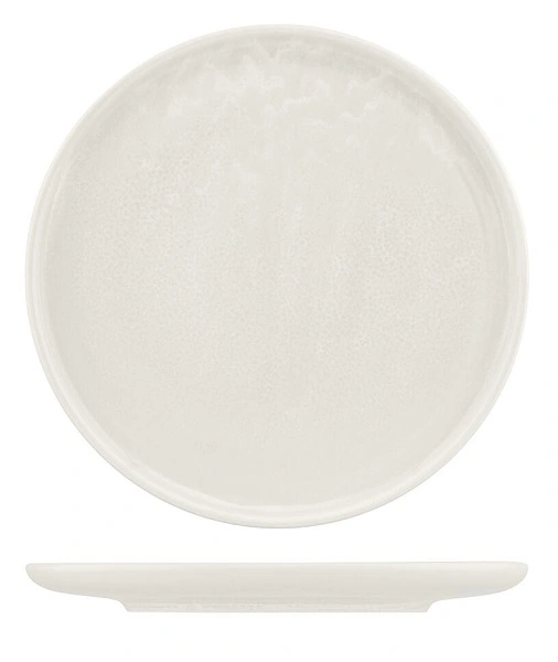 MODA PORCELAIN ROUND PLATE SNOW 290mmØ 