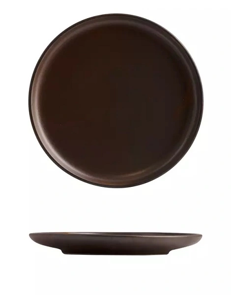 MODA PORCELAIN ROUND PLATE RUST 200mmØ