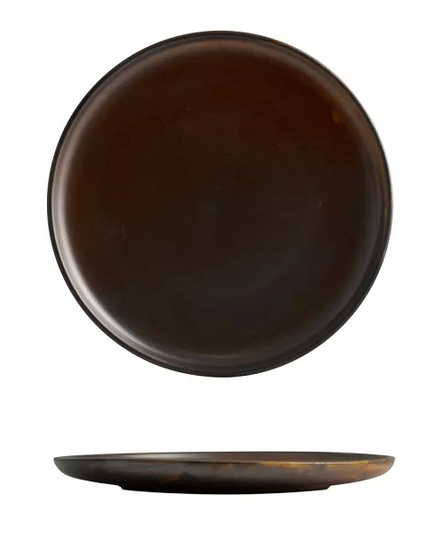 MODA PORCELAIN ROUND PLATE RUST 260mmØ