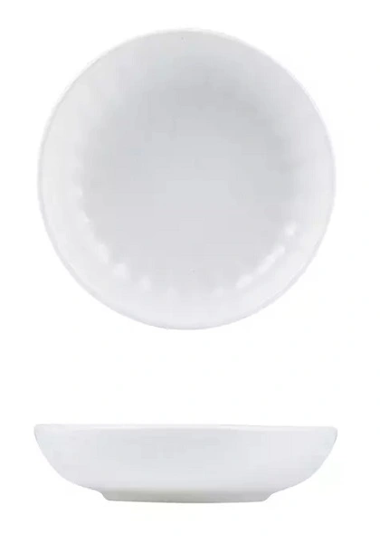 MODA PORCELAIN ROUND SCALLOPED BOWL SNOW 155mmØ