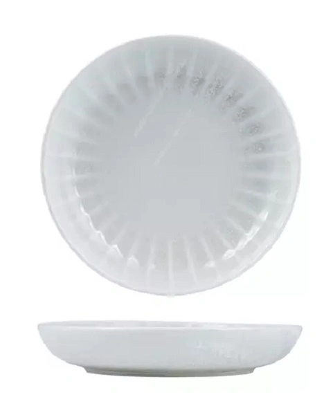MODA PORCELAIN SCALLOPED SHARE BOWL WILLOW 230mmØ
