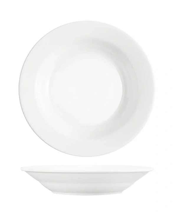 CORE WHITE BANQUET ROUND PASTA PLATE 210mmØ x 40mmH