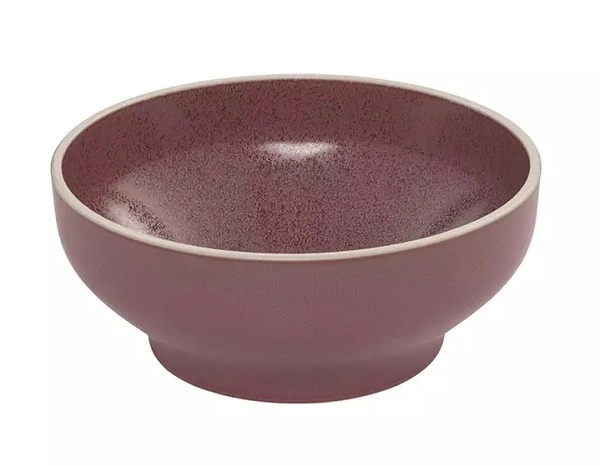 LUZERNE MOD ROUND BOWL 630ml / 160mmØ SMOKEY PLUM