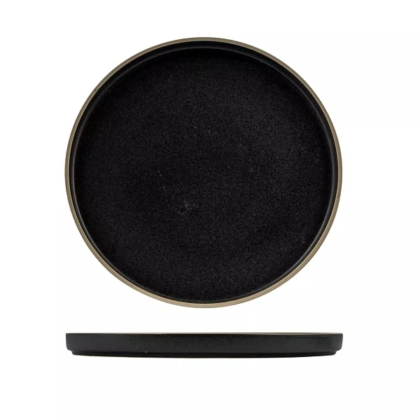 LUZERNE MOD ROUND STACKABLE PLATE 200mm MIDNIGHT
