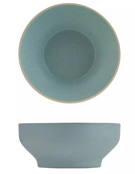 LUZERNE MOD ROUND BOWL 325ml FROSTED BLUE
