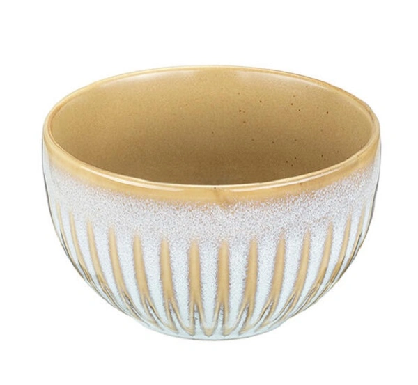 LUZERNE COTTAGE ALMOND ROUND BOWL 130x68mm / 430ml