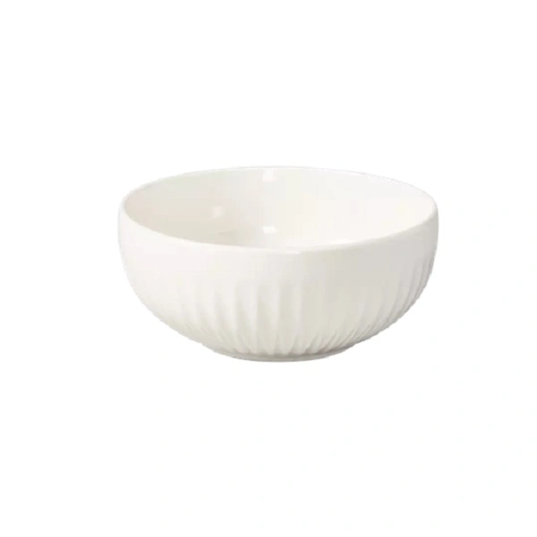 LUZERNE COTTAGE WHITE ROUND BOWL 161x70mm / 713ml