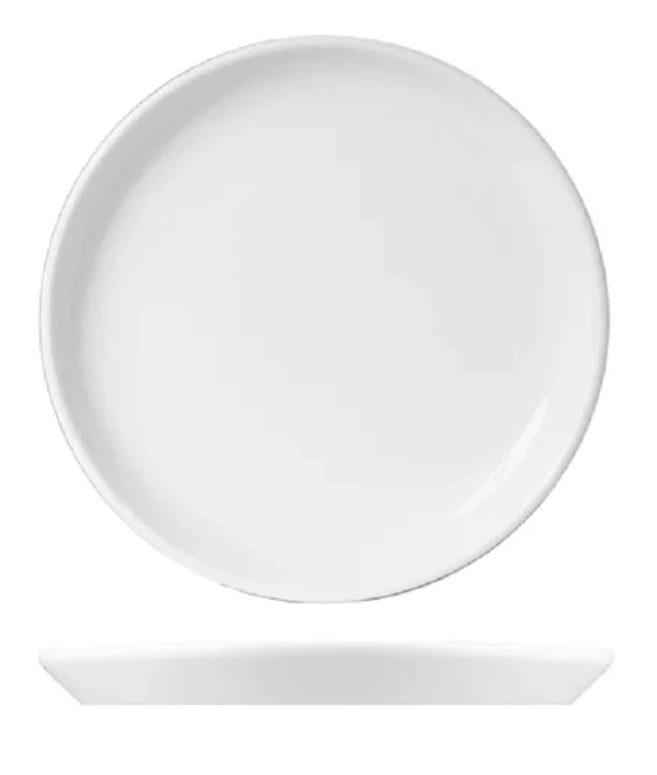 WHITE ALBUM ROUND FLARED COUPE PLATE