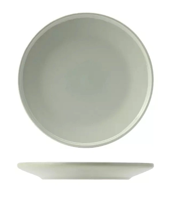 UTOPIA CORE MINT STONEWARE ROUND PLATE 175mm x 23mmH