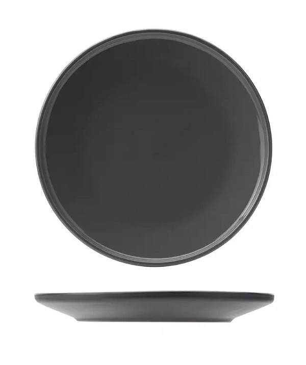 UTOPIA CORE SLATE STONEWARE ROUND PLATE 175mm x 23mmH