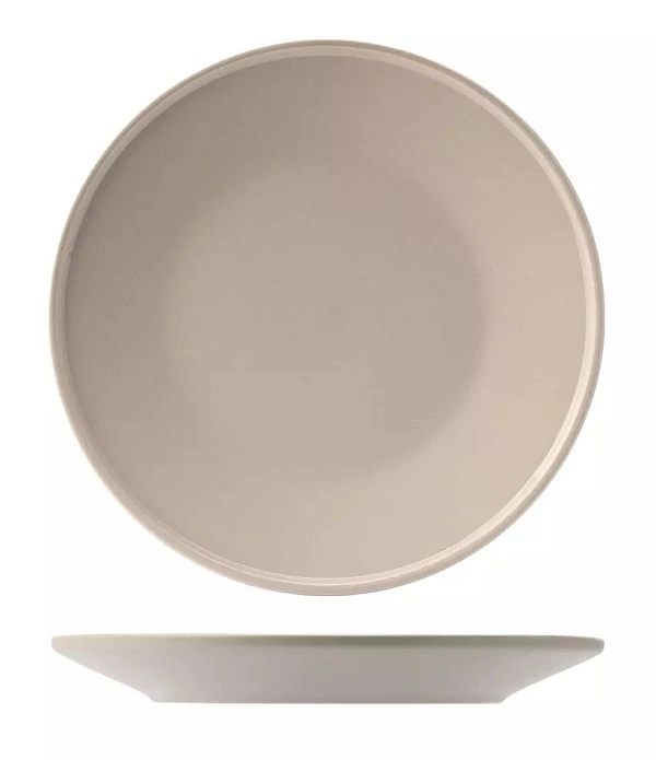 UTOPIA CORE STONE STONEWARE ROUND PLATE 250mm x 29mmH
