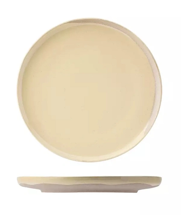 UTOPIA OREGON BUTTERMILK PORCELAIN ROUND PLATE 170mmØ x 23mmH