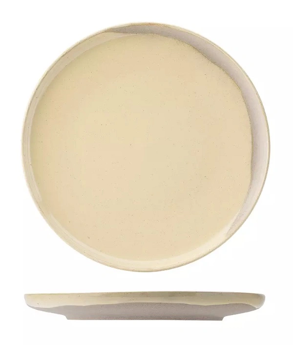 UTOPIA OREGON BUTTERMILK PORCELAIN ROUND PLATE 210mmØ x 24mmH
