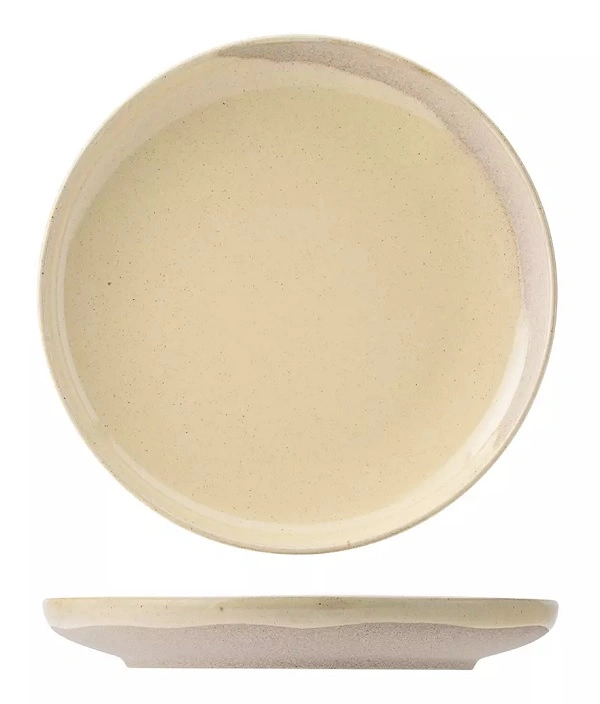 UTOPIA OREGON BUTTERMILK PORCELAIN ROUND PLATE 280mmØ x 32mmH
