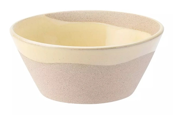 UTOPIA OREGON BUTTERMILK PORCELAIN ROUND BOWL 145mmØ x 65mmH
