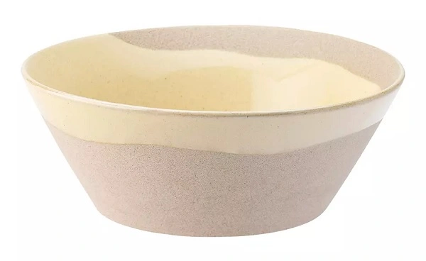 UTOPIA OREGON BUTTERMILK PORCELAIN ROUND BOWL 195mmØ x 73mmH