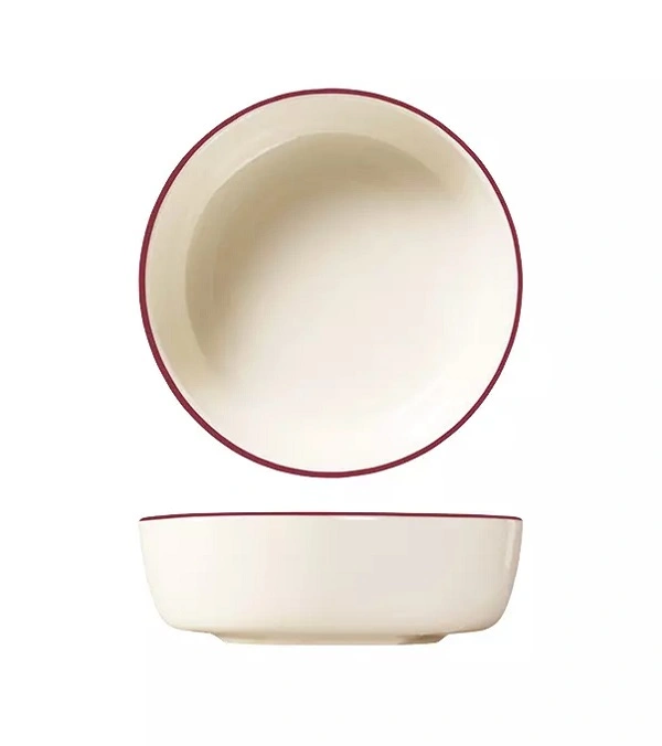 ID FINE ROUND COUPE BOWL MODEST MAROON 700ml