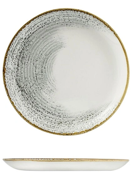 CHURCHILL HOMESPUN ACCENTS ROUND COUPE 288mmØ