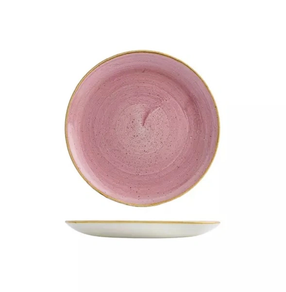 CHURCHILL STONECAST ROUND COUPE PLATE 217mmØ