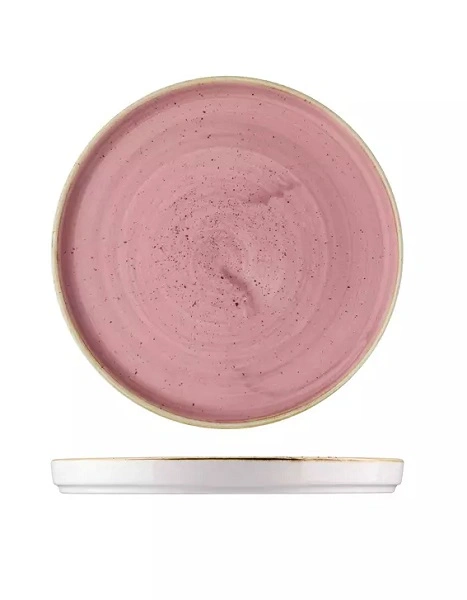 CHURCHILL STONECAST WALLED CHEF'S ROUND PLATE 210mmØ