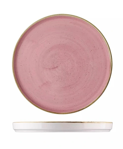 CHURCHILL STONECAST WALLED CHEF'S ROUND PLATE 260mmØ