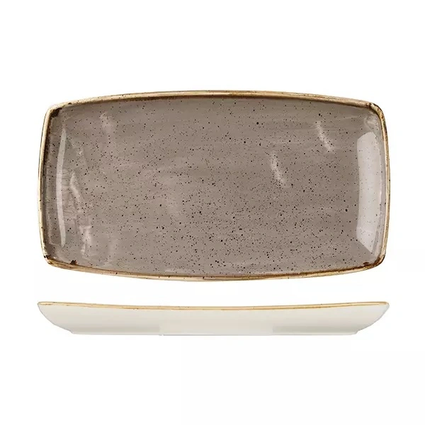 CHURCHILL STONECAST OBLONG PLATE 350x185mm