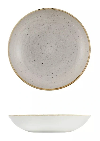 CHURCHILL STONECAST VELLUM ROUND COUPE BOWL 248mmØ