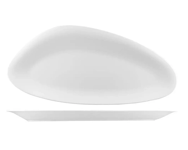 AFC BEACHCOMBER OVAL PLATTER WHITE 500mm