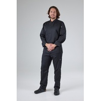 CHEF WORKS MENS HARTFORD BLACK ZIPPER JACKET