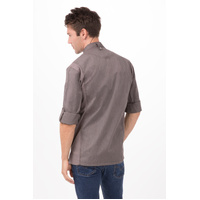 CHEF WORKS MENS HARTFORD GRAPHITE ZIPPER JACKET