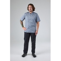 CHEF WORKS MENS SPRINGFIELD GREY ZIPPER JACKET