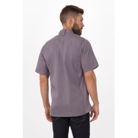 CHEF WORKS MENS SPRINGFIELD PURPLE ZIPPER JACKET