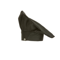 CHEF WORKS BLACK CHEF HAT - ADJUSTABLE