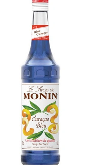 MONIN NON-ALCOHOLIC SYRUP, 700ml, BLUE CURACAO
